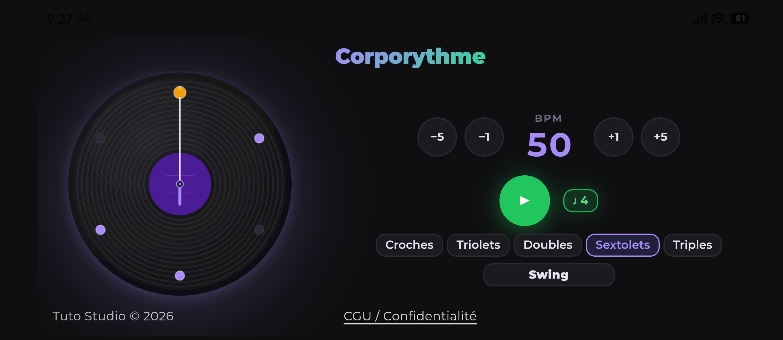 Corporythme — repères