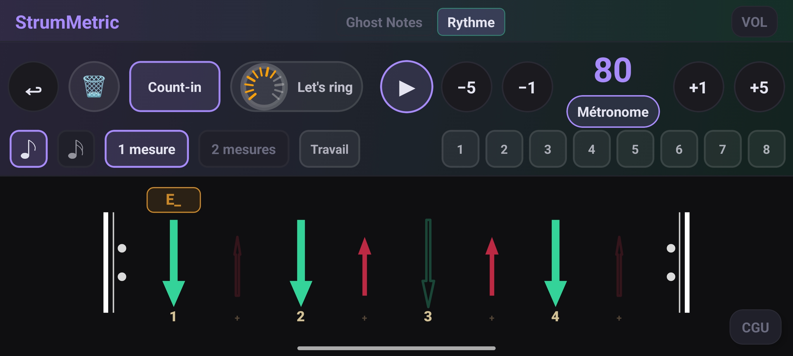 Strumetric — pratique